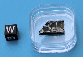 Admire Pallasite Meteorite,  2.  5 grams,  Kansas 5