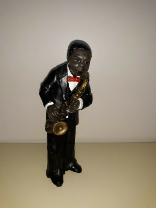 Vintage Enesco All That Jazz Saxophone Player Figurine 1990