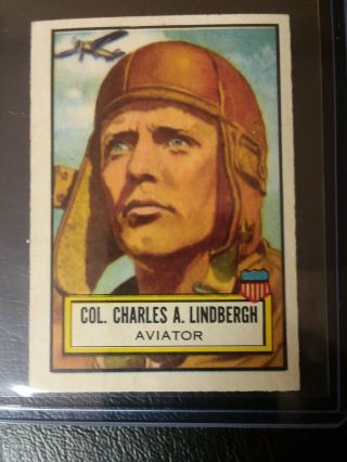 1952 Topps Look N See 30 Charles Lindbergh