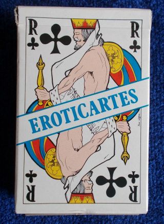 Vintage Playing Cards " Eroticartes " 52/52 C.  1980s