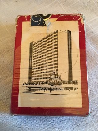 Vintage FOUR QUEENS Hotel & Casino Las Vegas playing cards 2