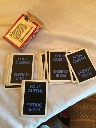 Vintage FOUR QUEENS Hotel & Casino Las Vegas playing cards 5