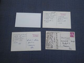 Four QSL Postcards Ham Radio Cards Midway Islands 2