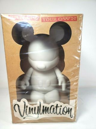 Disney Vinylmation Create Your Own 9 " Mickey Mouse White