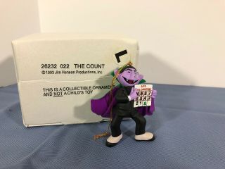 Grolier Ornament - The Count - Sesame Street - Jim Henson - 1993