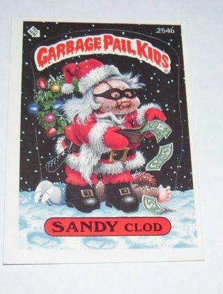Garbage Pail Kids Sandy Clod 1987 Topps Trading Card 254b