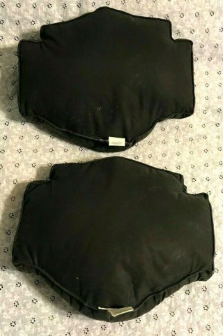 authentic HARLEY DAVIDSON MOTORCYCLES THROW PILLOWS (SET OF 2) PILLOW 14X12X4 