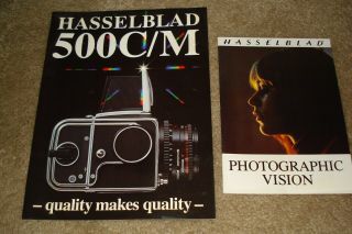 Vintage Camera Brochure Hasselblad Photographic Vision & 500 C/m
