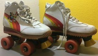 Vintage Former Walt Disney Character Roller Skates 70s Or 80s - Pre - Owned