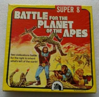 8mm Cult Classic Science Fiction Movie Battle For The Planet Of The Apes