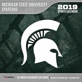 Michigan State Spartans Wall Calendar