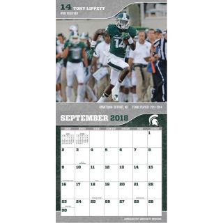 Michigan State Spartans Wall Calendar 2