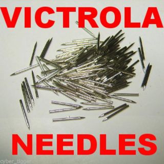 100 Soft Tone 78rpm Steel Victrola Needles For 78 Rpm Shellac Phonograph Records