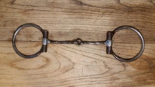 Snaffle Bit Slow Square Twist Vintage Hand Made Don Dodge Style - 5 1/2 " Mouth