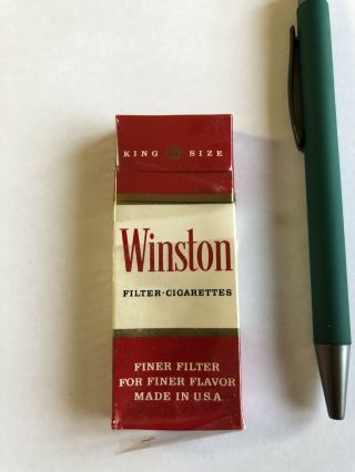 Winston Cigarettes Taste Good Like It Should United Air Lines Vintage 1950 