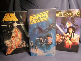 Star Wars Trilogy Boxed Set Vhs 1988 W/ Proof Of Purchase