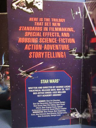 Star Wars Trilogy boxed set VHS 1988 w/ proof of purchase 4