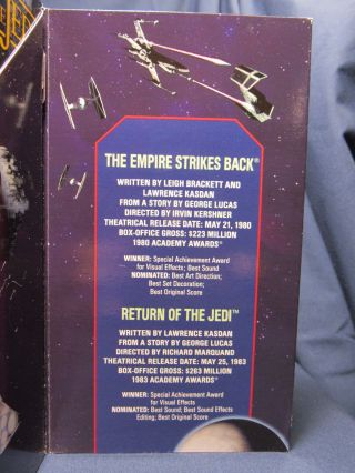 Star Wars Trilogy boxed set VHS 1988 w/ proof of purchase 5