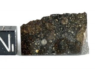 Meteorite Nwa 11436 - Rumuruti R3 - 6 (s3/w - Low) - Best Polished Slice 3.  20g