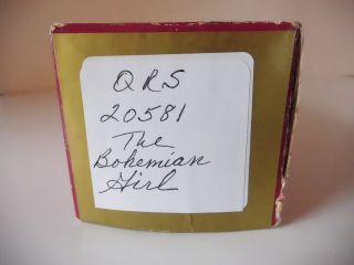 The Bohemian Girl (8 Selections) - Qrs Player Piano Roll 20581 - One Repair