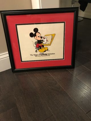 The Magic Of Disney Animation Series Cel Mickey Mouse