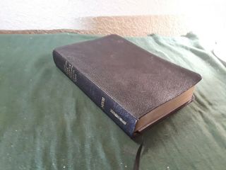 Holy Bible,  Niv/message Parallel Bible,  Black Bonded Leather,  2002,  Tabs,  Preown