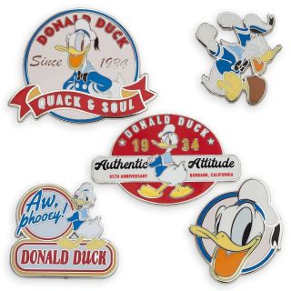 Donald Duck 85th Anniversary years Pin Set Limited Edition Disney Store LE1600 5
