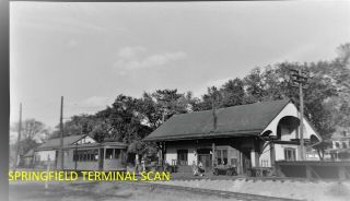 Springfield Terminal Railway Combine 17 At The B&m Railroad Station Charlestown