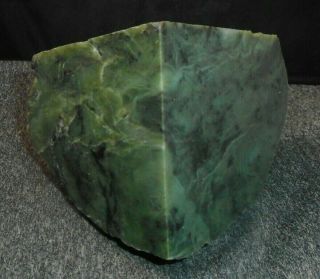Washington State Translucent Basil Green Jade Rough,  3,  Pounds