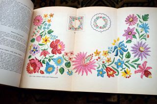 BOOK Hungarian Folk Embroidery Kalocsa,  Matyo Paloc ethnic pattern floral lace 3