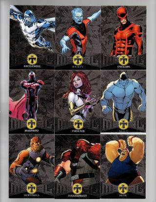 2018 Fleer Ultra X - Men Metal Blasters Complete Set 1 - 49 Marvel