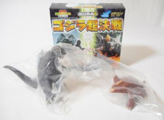 Bandai Japan Godzilla Mini Battle G 4 Godzilla Vs Baragon Figure Set