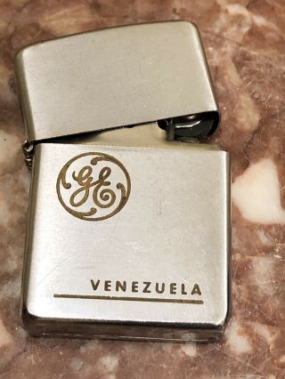 Vintage 1950s General Electric / Ge Advertising Venezuela Zippo Lighter