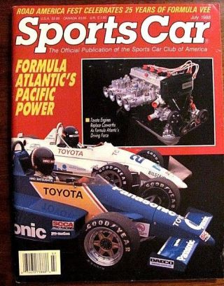 Sports Car July 1988 25 Years Of Fv,  Toyota In Scca,  Road Rally