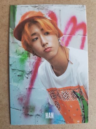 Stray Kids Han Jisung Behind Authentic Official Photocard 2nd Album I Am Who