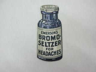 Vintage Advertising Bromo Seltzer Needle Book Collectible S - 1181