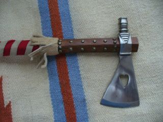 VINTAGE NATIVE AMERICAN INDIAN CEREMONIAL TOMAHAWK PIPE 5