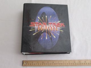 Star Trek Universe Binder Trivia Book 120,  Cards Tabs Tng Dsn Voyager Movie