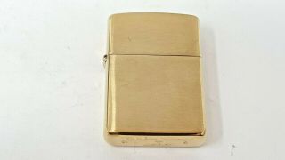 Vintage Zippo Lighter Made In Usa Gold Tone