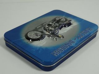 Harley - Davidson Springer Softail Playing Cards Collectible Tin 2001 3