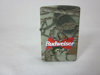 2001 Budweiser Camo Zippo Lighter