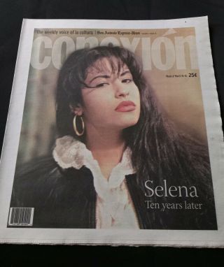 Selena Quintanilla Perez 2005 Special Conexion Newspaper Rare Issue Nos