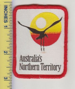 Vintage Australia Northern Territory Souvenir Tourist Travel Patch