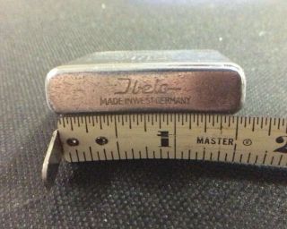 Small Vintage Ibelo Lighter from W.  Germany w/ Rocker Club Engraving 4