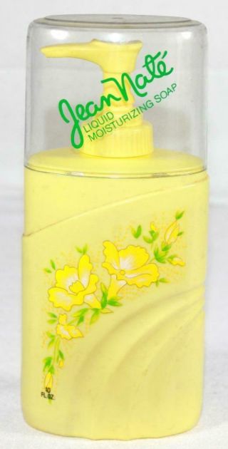 Vintage Jean Nate Liquid Moisturizing Soap No 57 Pump Bottle With Lid 10 Fl Oz