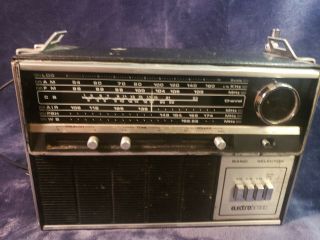 Vintage Electrobrand Am/fm - Radio Model 2161 Black Leather  Multiband