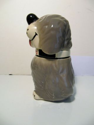 Vtg Alpo Dan The Sheep Dog USA Made Advertising Dog Treat Canister Cookie Jar 8 
