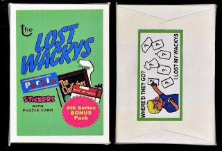 Lost Wacky Packages Series 4 Bonus Set With A Guaranteed Hit Star Wars