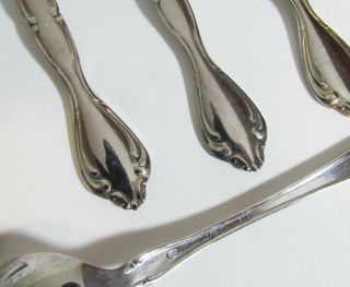 Oneida Community Stainless Flatware CANTATA Iced Tea Spoons Set of Six (6) 2