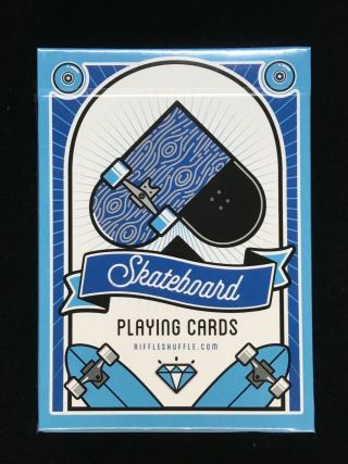 Skateboard Playing Cards By Kevin Yu Printed By Uspcc